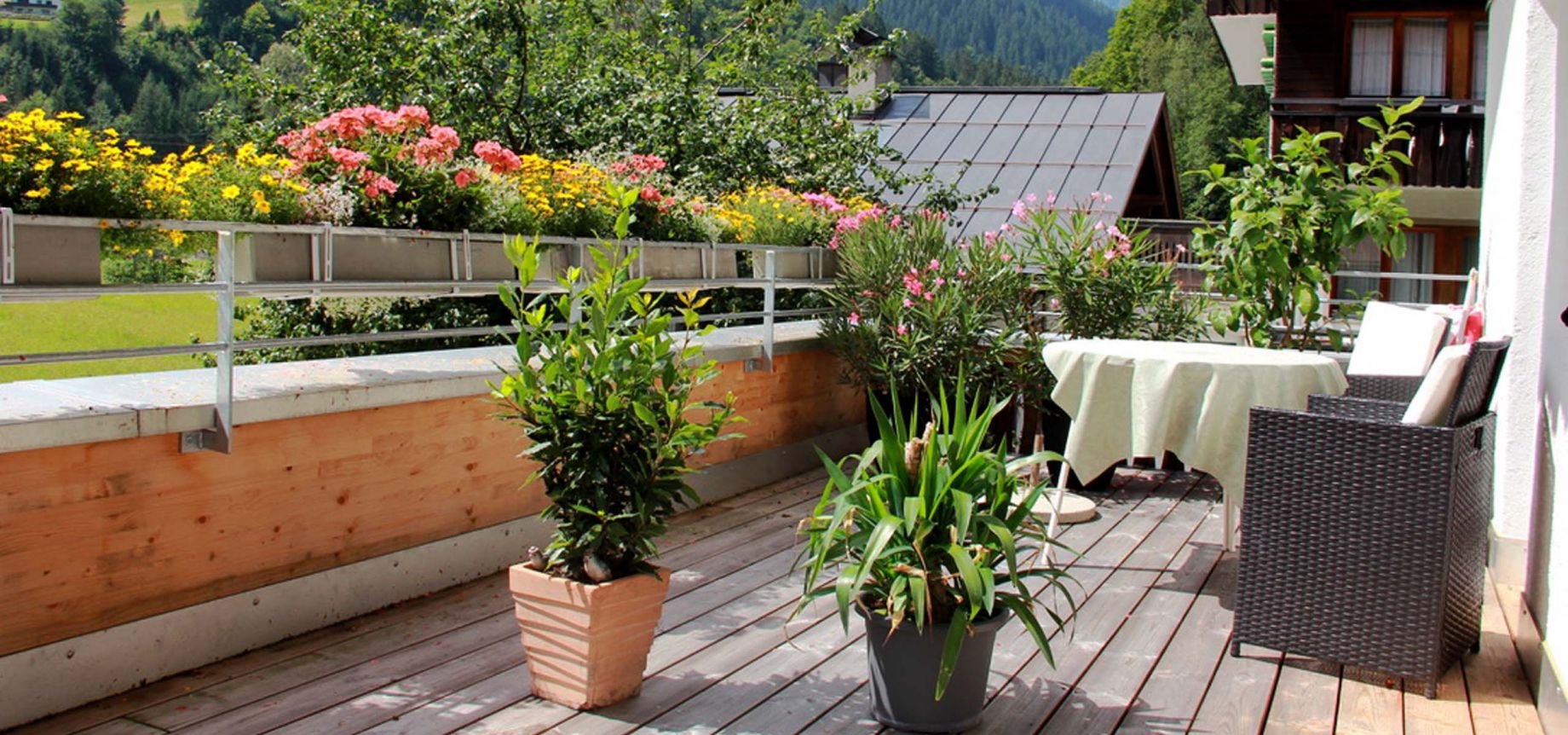 Hirtenzimmer: Balkonansicht